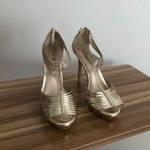 Gold Stilettos